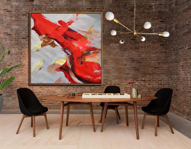 Palette Knife Contemporary Art #L20A - Click Image to Close